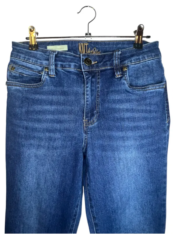 Kut From The Kloth Nicole High Rise Bootcut Dark Wash Denim Jeans - Image 2