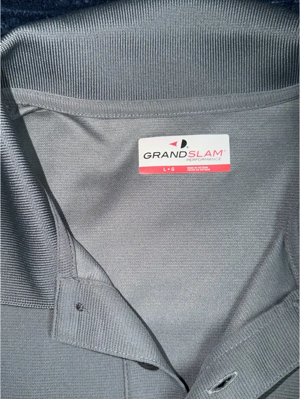 Grand slam Performance Polo Gray Size L - Image 2