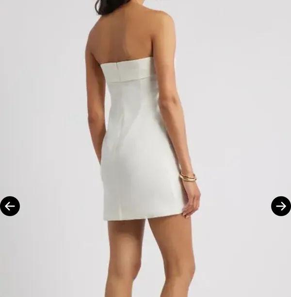 Nordstrom Open Edit white mini dress - Image 2