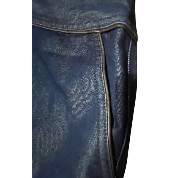 Vintage‎ Levis Red Tab Denim Skirt Dark Wash Y2K Pencil Skirt 10 MS 95729-2417 - Image 9