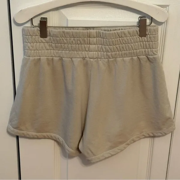 Talentless Boxing Shorts in Cream - Image 3