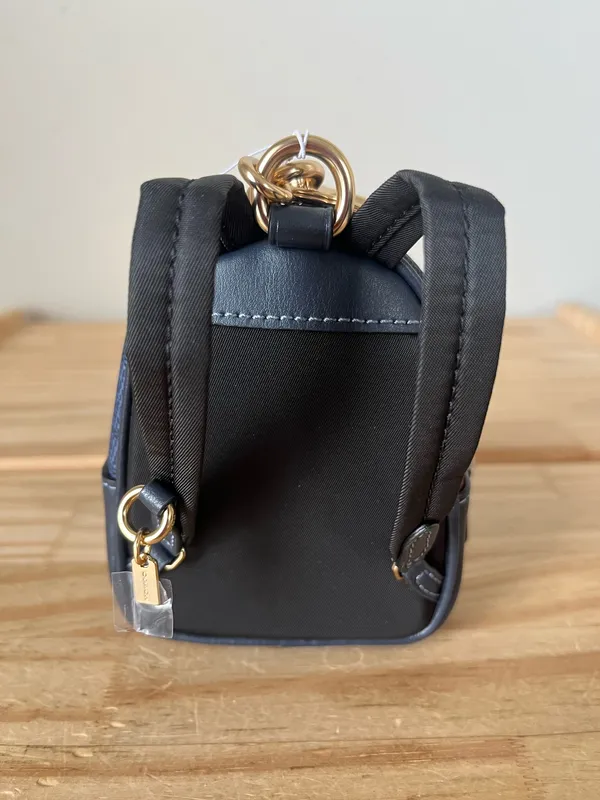 Coach Mini Court Backpack Bag Charm - Image 2