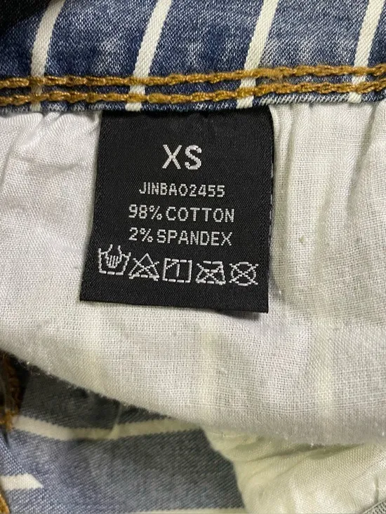 Slimming Striped Distressed Jeggings size XS - Image 8
