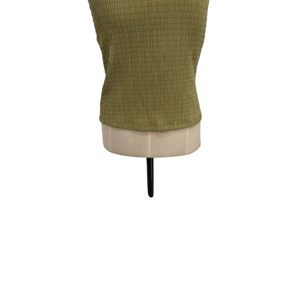 Andie Swim The Baja Top Sage Green Textured Halter Swim Top Size Small‎ - Image 4