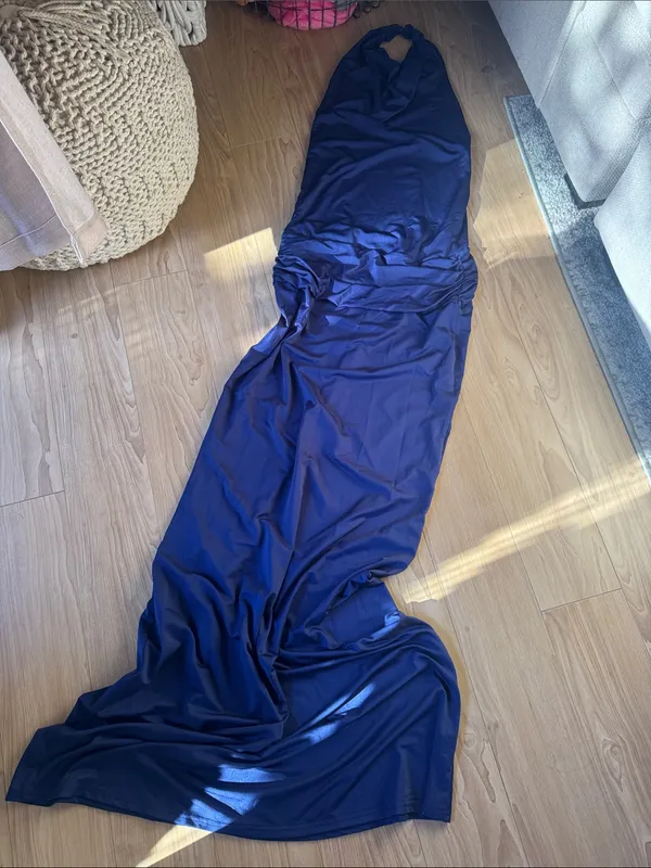 Showpo Lizzy Maxi Dress Blue Size 4 - Image 2