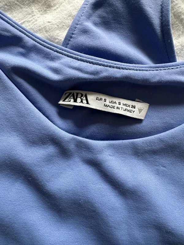 ZARA Blue Bodysuit - Image 2