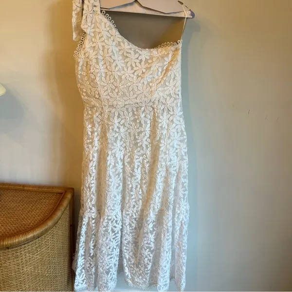 Like New! Lost + Wander White Lace Madonna Lily Maxi Dress | Size L - Image 10