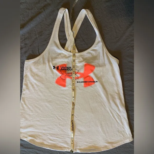 Under Armour blurred logo overlay Tank Top - Image 8
