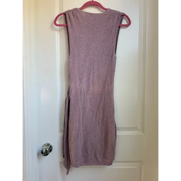 Free‎ People Beach Poppy Sweater Mini Dress Ochid Rain Size XS Beach Roma… - Image 8