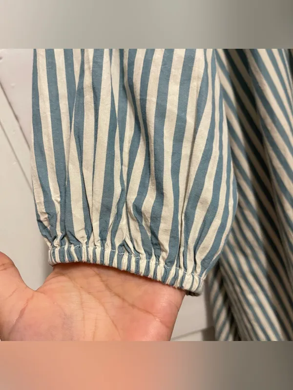 Melrose and Market Blue & White Striped tunic Drees - Image 5