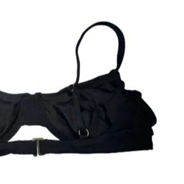 NWT Andie The Bermuda Bikini Swimsuit Underwired Top Full Bust Support S Black - Image 11