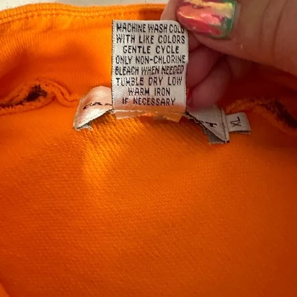 Clemson Tigers Castles Sport Fleece Raglan Omni-Shade Quarter-Zip Jacket Size XL - Image 7