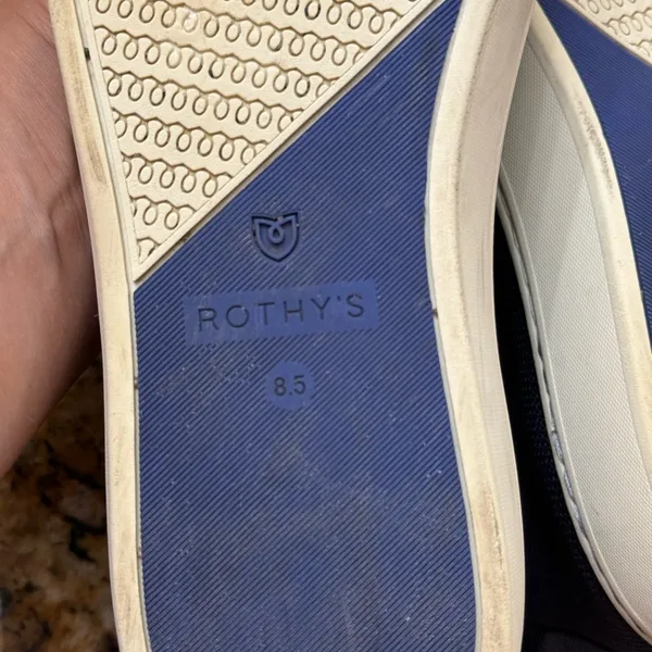 Rothy’s Navy Lattice Stitch Chelsea Boot Women's Size 8.5 - Image 7