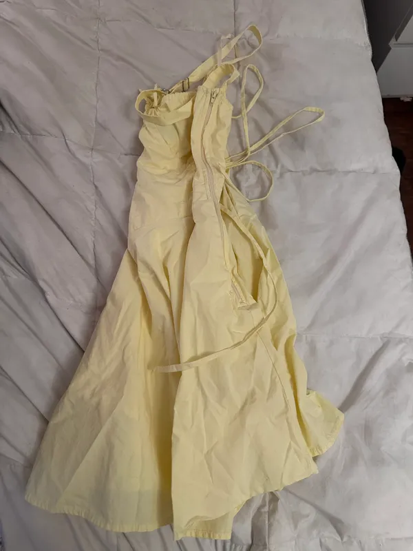 Windsor Butter yellow corset dress - Image 3