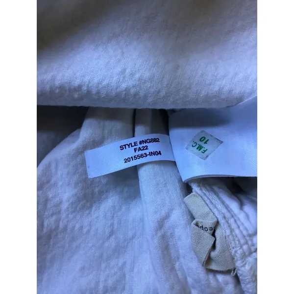 Madewell White Corduroy Shirt Jacket NG882 Womens M Cotton Shacket Button Up - Image 6