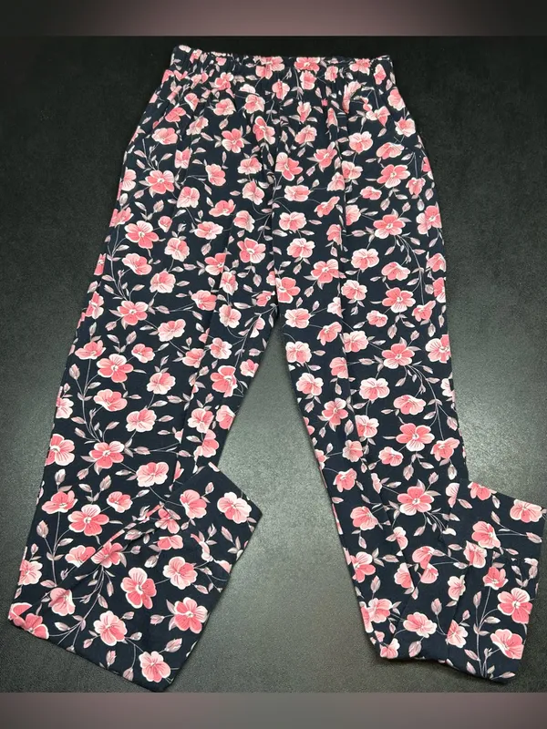 Moraj Size S Pink PJ Set Long Sleeve Tee & Pants - Image 6