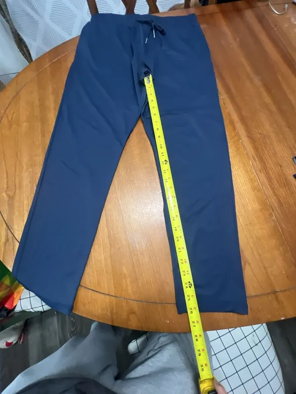 Zyia Active Women's Drawstring Performance Jogger Pants Navy Blue Size Large - Image 2