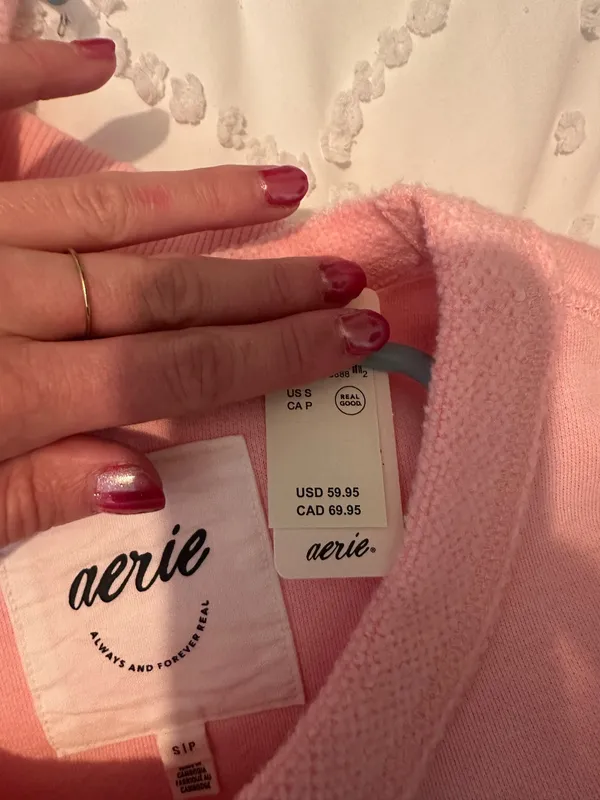 Aerie Pullover Sweatshirt Oversized - Image 4