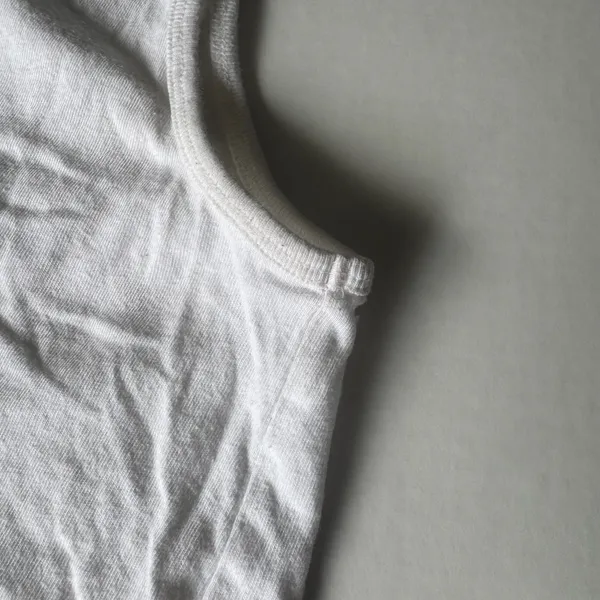 Vans California Bear Checkered White Crop Tank Top L - Image 4