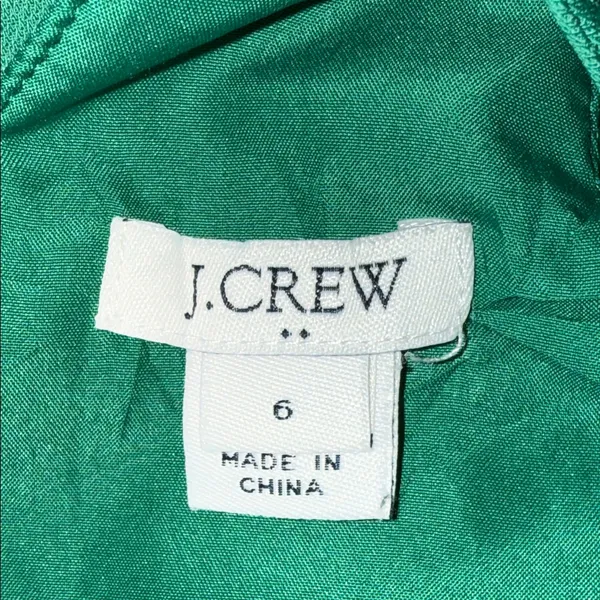 J CREW Green Scallop-Edge Camisole Top Size 6 - Image 11