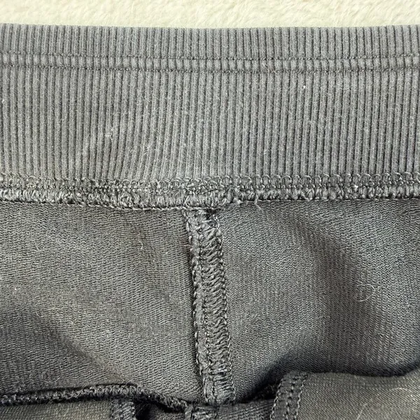 Lululemon Sz 8 Every Moment Pants 26" Black French Terry Travel‎ Lounge W5BAMS - Image 7