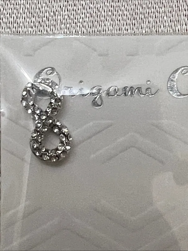 Origami Owl Silver Crystal Infinity Hair Pin - Image 6