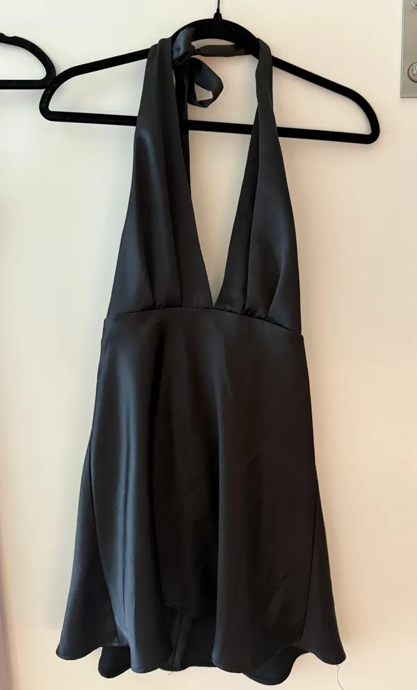 Zara Blogger Satin Effect Dress - Image 3