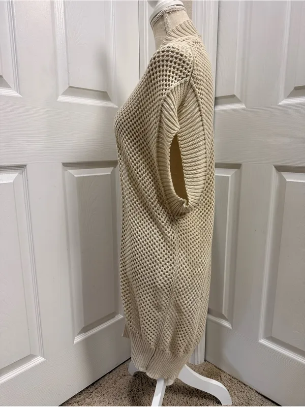 Time and Tru Women’s open front crotchet Ruana size XL - Image 5