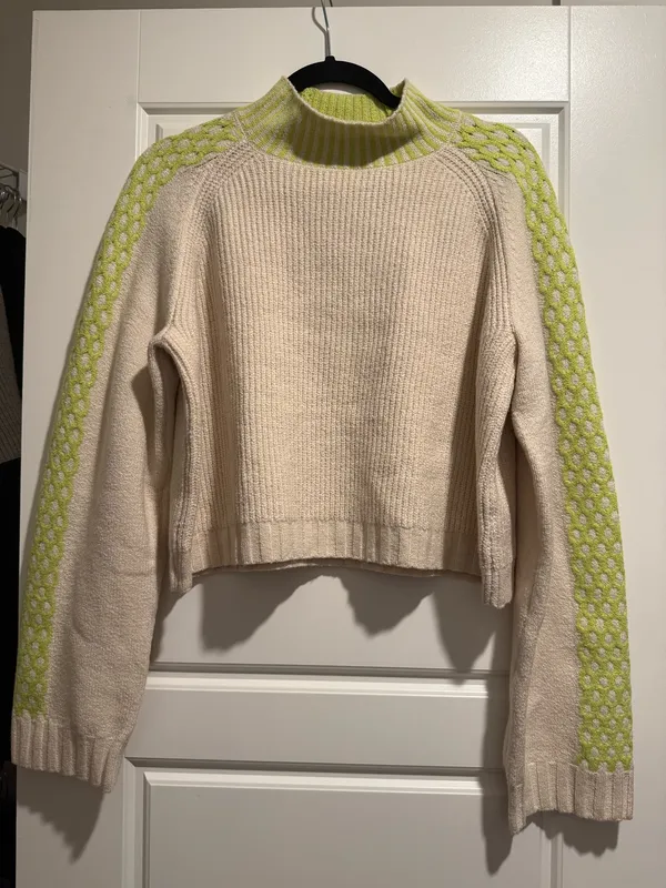 Wild Fable Mock Turtleneck Cropped Sweater - Image 2