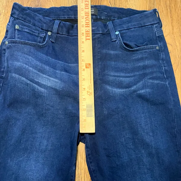 7 For All Mankind High Waist Skinny‎ Jeans Dark Wash Women's Size 32 Denim - Image 7