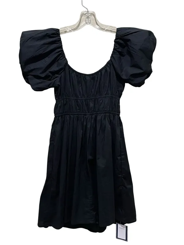 Hollister Puff Sleeve Fit & Flare Mini Dress Black Women’s Size Small - Image 8