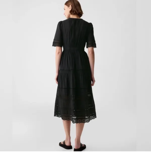 Gap Black Midi Dress - Image 4