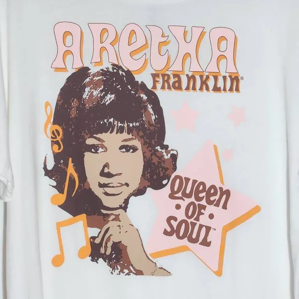 Aretha Franklin T-Shirt NWT Size Medium White Short Sleeve Aretha Franklin Tee - Image 2