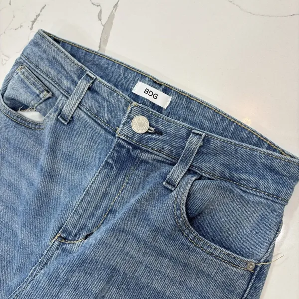 Urban Outfitters Jeans Womens Size 25 High Rise Flare Blue Denim BDG - Image 2