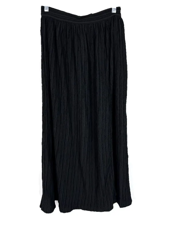 NWT Lulus Midsummer Memories Black Mid-Rise Maxi Skirt Size Small S NEW - Image 2