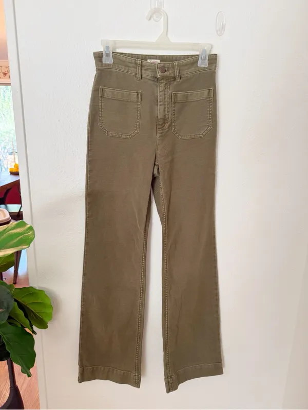 Faherty Stretch Terry Patch Pocket Pant Sz 26 - Image 2