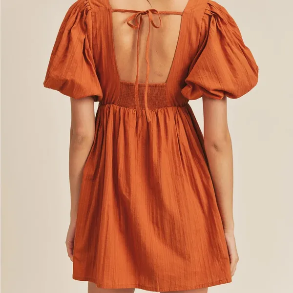 Orange dress - Image 2