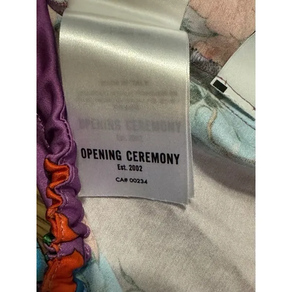 Opening Ceremony Women's Shirt Size‎ 42 Made In Italy Colorful Designer Modern - Image 14