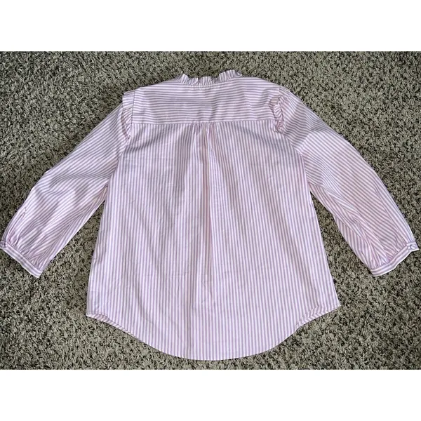 NWT LC‎ Lauren Conrad purple/white stripped 3/4 sleeve blouse size medium - Image 10