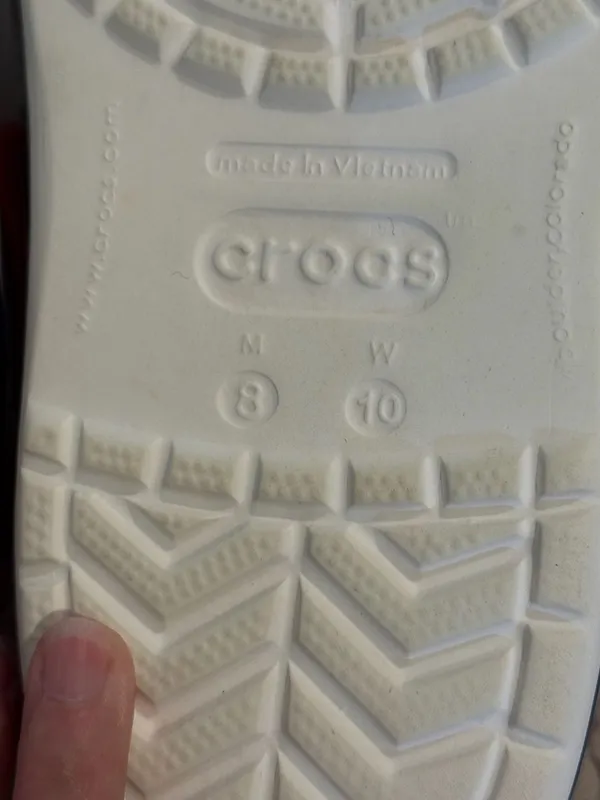 Crocs Crocband Clog White Red Blue with Disney Jibbitz Charms - Image 8