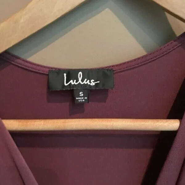 Lulus Dulcet Surplice Midi Dress Purple Size‎ Small - Image 5