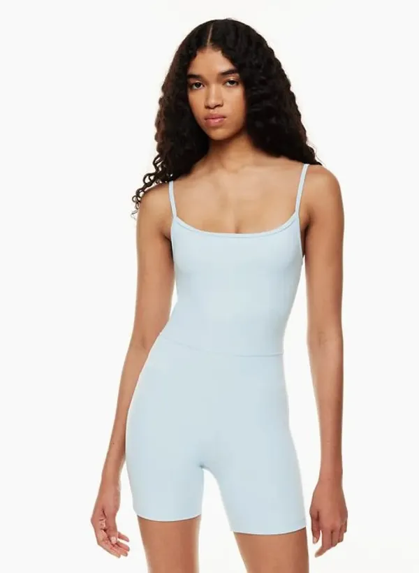 Aritzia Wilfred Free Light Blue Fitted Romper – Size S - Image 3