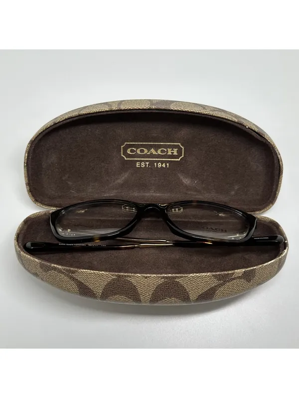 Coach HC6107 Dark Tortoise Cat Eye Eyeglasses Frames with Case - Image 13