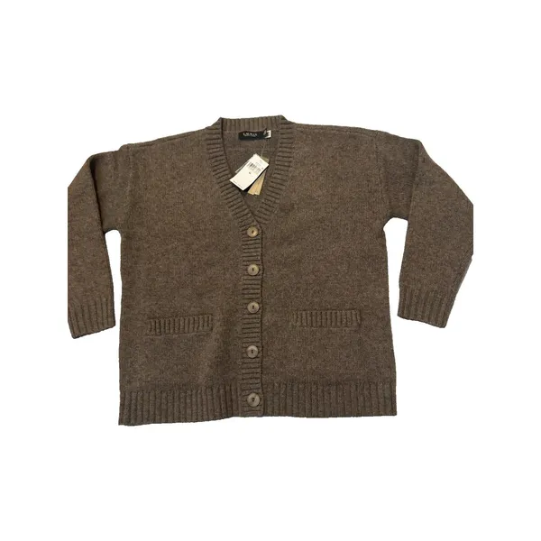 Lauren Ralph Lauren Wool-Blend V-Neck Cardigan - Image 3