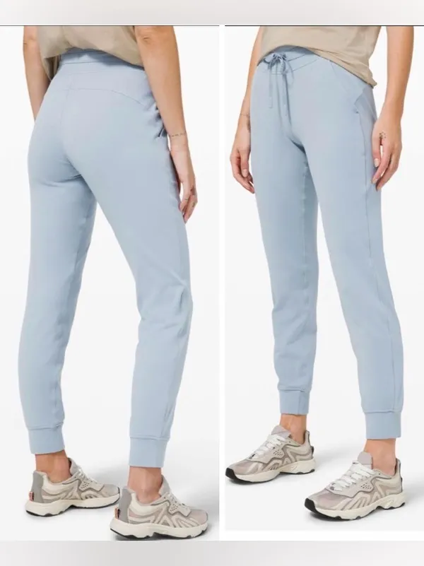 Lululemon Ready To Rulu 7/8 Jogger Pants Womens 6 Chambray Blue Buttery Soft - Image 2