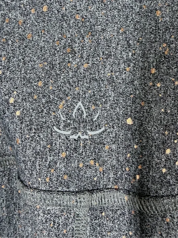 Beyond Yoga Grey Metallic Alloy Speckled Ombré High Rise‎ Leggings - Image 4