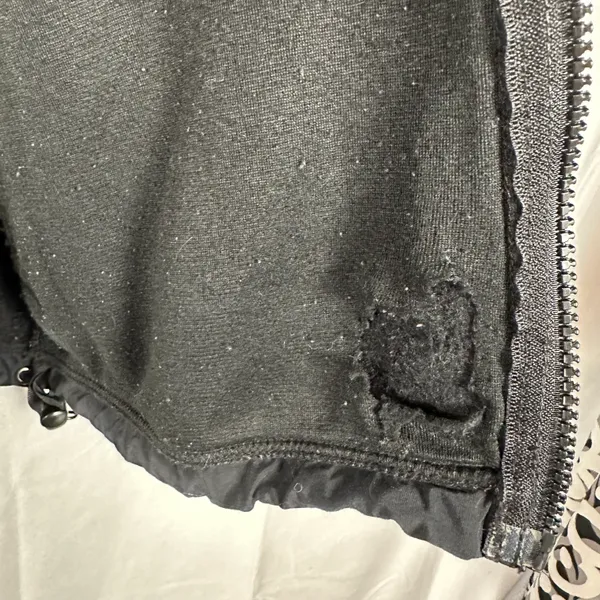 Women’s Small Black Denali Jacket Coat Pit Vents Chest Pocket - Image 7