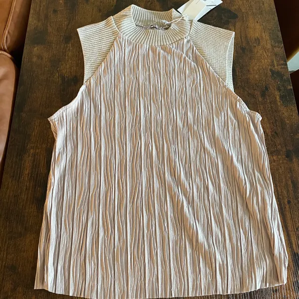 ZARA Combined Pleated Top - Image 11