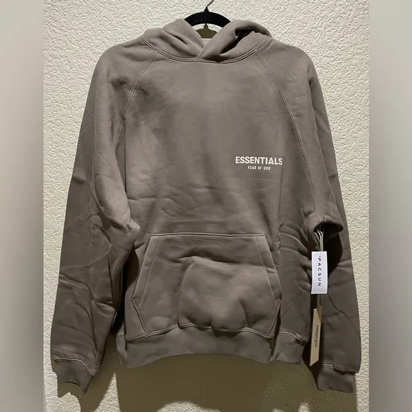 Essentials NWT Hoodie Sweatshirt Fear Of God in Desert Taup Size XS - Image 3