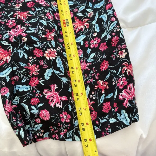 Kingston Gray Jumpsuit Womens Large Floral Black Tie‎ Halter Whimsy Hippie Boho - Image 2